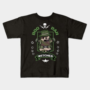 boo rah army ghost Kids T-Shirt